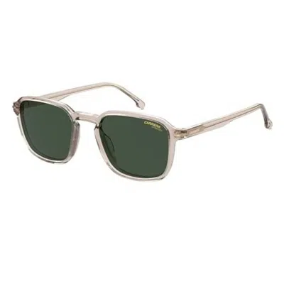 Carrera Green Square Unisex Sunglasses  328/s 0fwm/qt 53 In Gold