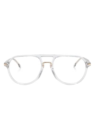 Carrera Grey Acetate Glasses In White