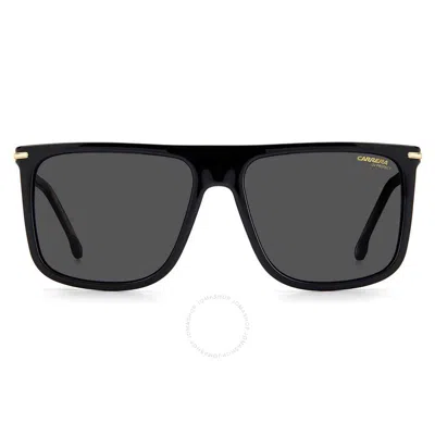 Carrera Grey Browline Men's Sunglasses  278/s 02m2/ir 58 In Black