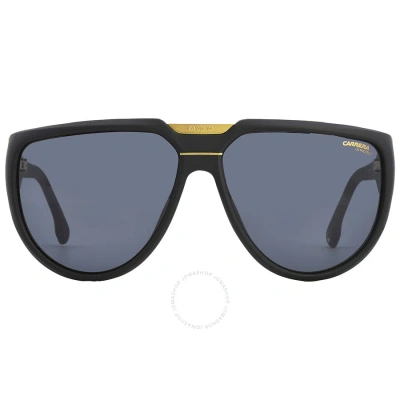 Carrera Grey Browline Unisex Sunglasses Flaglab 13 0003/ir 62 In Black / Grey