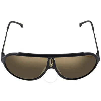 Carrera Grey Gold Mirror Pilot Unisex Sunglasses Endurance 65/n 0003/jo 63 In Grey/gold Tone