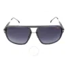 Carrera Grey Gradient Navigator Men's Sunglasses  296/s 0kb7/9o 60 In Grey