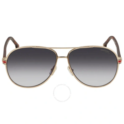 Carrera Grey Gradient Pilot Unisex Sunglasses  1051/s 006j/9o 61 In Gold / Grey