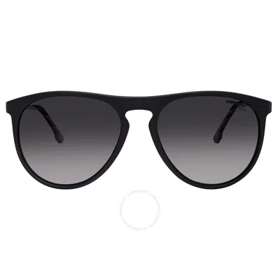 Carrera Grey Gradient Round Unisex Sunglasses  258/s 0003/wj 57 In Black