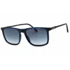 Carrera Grey Gradient Square Men's Sunglasses  231/s 0pjp/9o 55 In Blue