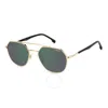 Carrera Unisex 303/s Sunglasses In Gold / Grey Green