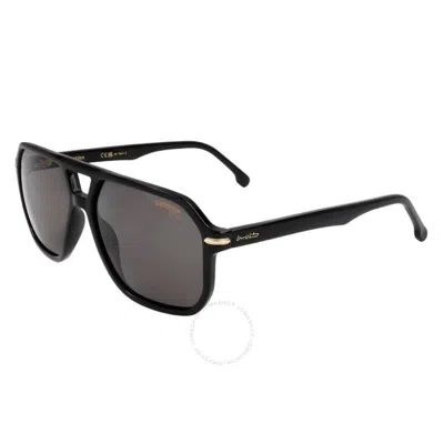 Carrera Grey Navigator Men's Sunglasses  302/s/n 02m2 59 In Black