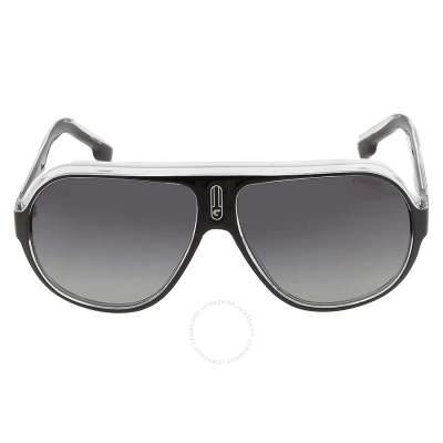 Carrera Grey Pilot Sunglasses Speedway/n 080s/wj 63 In Black / Grey / White