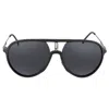 Carrera Grey Pilot Unisex Sunglasses  1026/s 003/ir 59 In Black