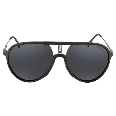 Carrera Grey Pilot Unisex Sunglasses  1026/s 003/ir 59 In Black