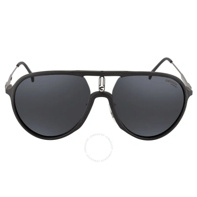 Carrera Grey Pilot Unisex Sunglasses  1026/s 003/ir 59 In Black / Grey