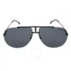 Carrera Grey Pilot Unisex Sunglasses  1052/s 0v81/ir 65 In Grey