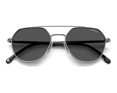 Carrera Grey Pilot Unisex Sunglasses  303/s 0kj1/ir 53 In Black