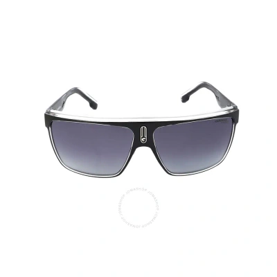 Carrera Grey Shaded Browline Men's Sunglasses  22/n 080s/9o 63 In Black / Grey / White