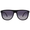 Carrera Grey Shaded Browline Men's Sunglasses  8059/s 0807/9o 58 In Black