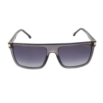 Carrera Grey Shaded Browline Unisex Sunglasses  1048/s 0kb7/9o 58 In Purple