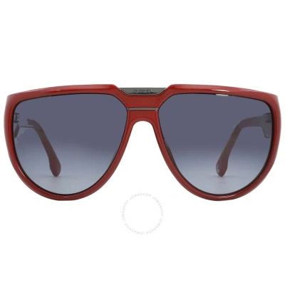 Carrera Grey Shaded Browline Unisex Sunglasses Flaglab 13 0c9a/9o 62 In Red. / Grey