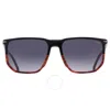 Carrera Grey Shaded Geometric Men's Sunglasses  329/s 0wr7/9o 58