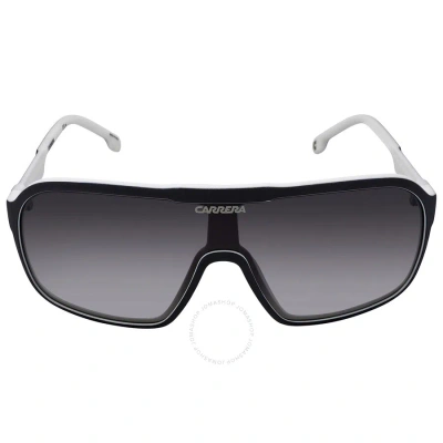 Carrera Grey Shaded Navigator Unisex Sunglasses  1046/s 00ju/9o 99 In Blue / Grey / White