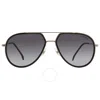 Carrera Grey Shaded Pilot Unisex Sunglasses  295/s 0807/9o 58 In Grey