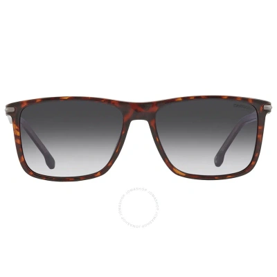 Carrera Grey Shaded Rectangular Men's Sunglasses  298/s 0086/9o 57