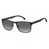 CARRERA CARRERA GREY SHADED RECTANGULAR UNISEX SUNGLASSES CARRERA 2037T/S 0807/9O 55