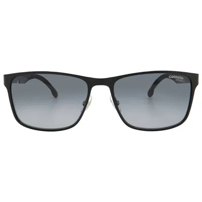 Carrera Grey Shaded Rectangular Unisex Sunglasses  2037t/s 0807/9o 55 In Gray