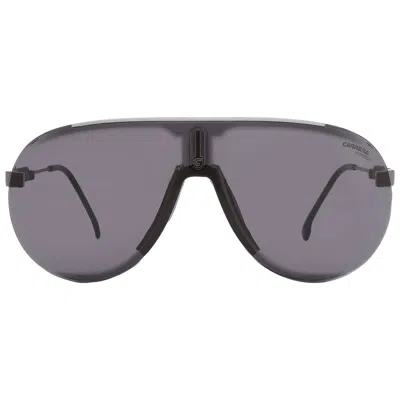 Carrera Grey Shield Unisex Sunglasses Superchampion 0v81/2k 99 In Gray