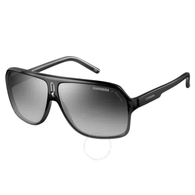 Carrera Grey Silver Navigator Men's Sunglasses  27 0xax/ic 62