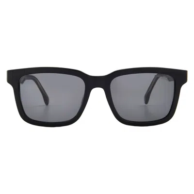 Carrera Grey Square Unisex Sunglasses  251/s 0807/ir 53 In Black