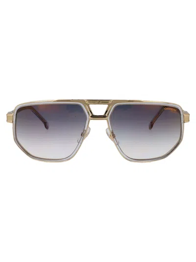 Carrera Grey Stainless Steel Sunglasses In Blue