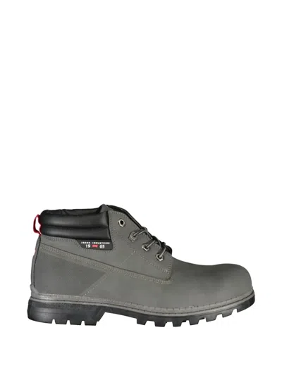 Carrera Lace-up Ankle Boots In Gray
