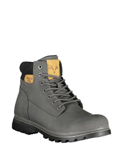 Carrera Lace-up Ankle Boots In Gray