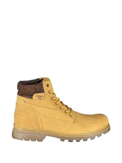 Carrera Lace-up Padded-collar Boots In Neutral