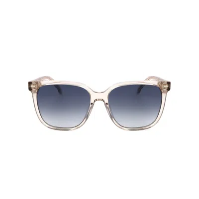 Carrera Ladies Beige Square Sunglasses  3002/s In ["blue"]
