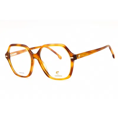 Carrera Ladies Black Round Eyeglass Frames 3032 In Orange