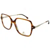 Carrera Ladies Brown Rectangular Eyeglass Frames -3038-0ex4-55