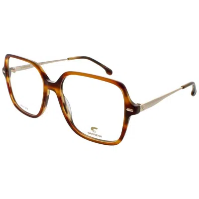Carrera Ladies Brown Rectangular Eyeglass Frames -3038-0ex4-55