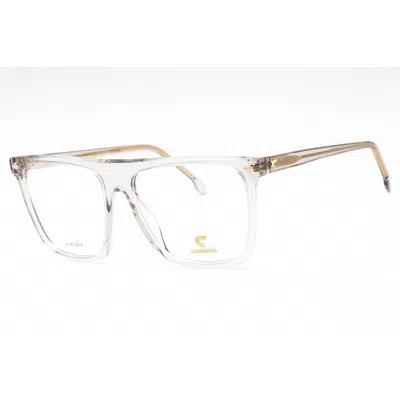 Carrera Ladies Grey Rectangular Eyeglass Frames 3033 In White