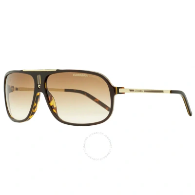 Carrera Light Brown Gradient Navigator Unisex Sunglasses Cool Csvid 65 In Brown / Gold