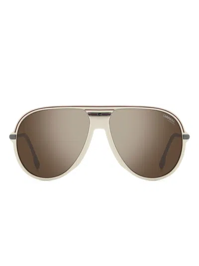 Carrera Logo-print Sunglasses In Neutral