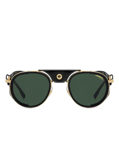 Carrera Logo-print Sunglasses In Gold