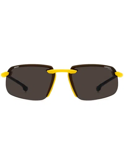 Carrera Sonnenbrille Mit Logo-print In Gelb