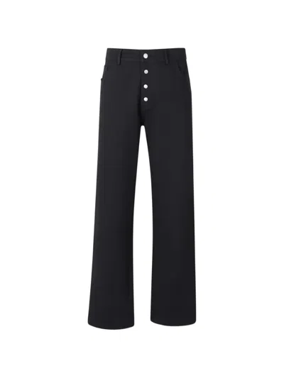 Carrera Logo-embroidered Jeans In Black