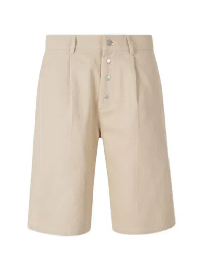 Carrera Logo-patch Shorts In Neutral