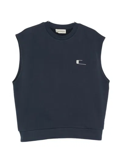 Carrera Logo-print Crew-neck Vest In Blue