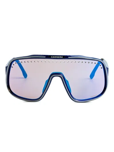 Carrera Mask Sunglasses In Blue