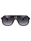 Carrera Matte Black Acetate Sunglasses In Black