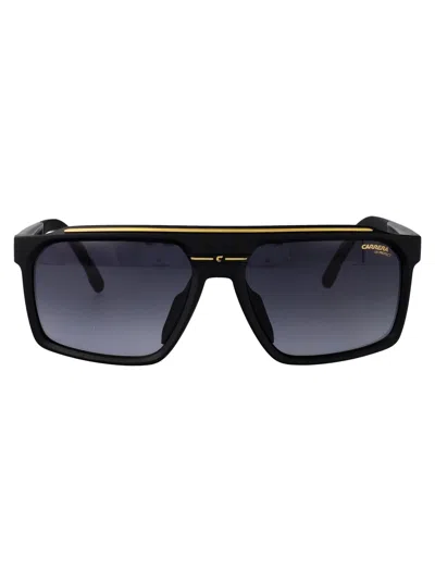 CARRERA CARRERA MATTE BLACK GOLD INJECTATE SUNGLASSES