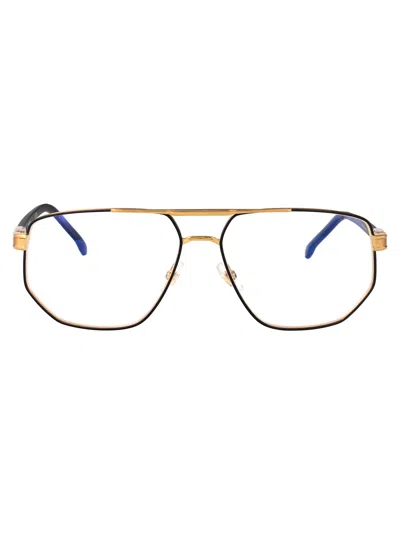 Carrera Matte Black Gold Stainless Steel Glasses In Neutral